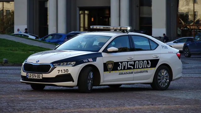 Georgian patrol police