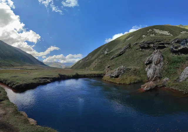 Lake Abano — a key stop on the Truso Valley route