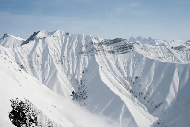 Gudauri in winter